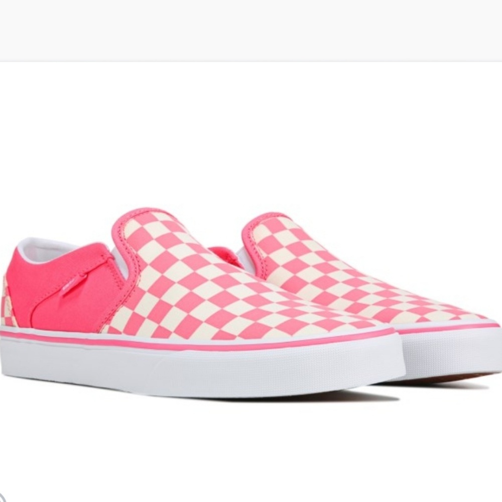 Strawberry checkered vans